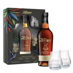 Zacapa Centenario 23 Sistema Solera Rum | Gift Pack with Bottle plus Two Glasses and Box | 40% vol | 70cl | Intricate & Honeyed Butterscotch | Crafted in Guatemala | Award-Winning Rum