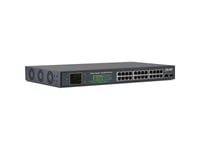 Inline 32324P, Gigabit Ethernet (10/100/1000), Full Duplex, Strömförsörjning Via Ethernet (Poe) Stöd, Rackmontering, 1U