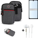 Belt bag + headphones for Samsung Galaxy S10 5G Phone case