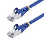 StarTech.com 1m Blue CAT8 Ethernet Cable, Snagless RJ45, 25G/40G, 2000MHz, 100W PoE++, S/FTP, 26AWG Pure Bare Copper, LSZH