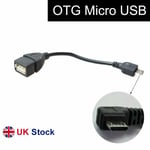 Micro Usb Male To Usb Female Otg Cable For Car Gps Stereo Head Unit Tablet Pc