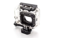 vhbw Boîtier de protection compatible avec GoPro HD Hero 3 3 + Plus White Edition caméra d'action - coque rigide avec clip rapide transparent