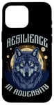 Coque pour iPhone 16 Pro Max Resilience In Adversity Citation Spirit Animal Wolf Pack