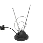 Receiver VHF UHF Signal Indoor Antenna Rabbit Ear Antenna TV Aerial TV Antenna