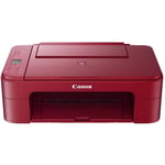 Imprimante Multifonction Couleur CANON PIXMA TS3352 avec écran LCD 8 cm 4800 x 1200 PPP Rouge