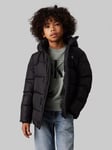 Calvin Klein Jeans Kids' Essential Down Puffer Jacket, CK Black