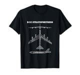 B-52 Stratofortress Aeroplane Bomber B52 T-Shirt