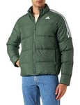 adidas Men's Essentials Midweight Down Jacket, Green Oxide, S