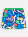 Mini Boden Kids' Swim Shorts, Rainbow Pets