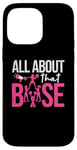 Coque pour iPhone 14 Pro Max Cheerleading Funny All About That Base Cheer Leader Girls