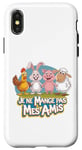 Coque pour iPhone X/XS cadeau Vegan Je Ne Mange Pas Mes Amis Ami Des Animaux