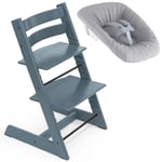 Stokke Tripp Trapp® chair - Fjord blue + newborn set