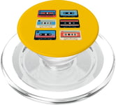 Cassette Tapes Nostalgic Rewind Mixtapes PopSockets PopGrip for MagSafe