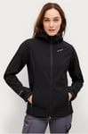 Áhkká - Jacka Softshell Jacket With Hood - Svart