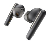 POLY Voyager Free 60 UC M Carbon Black Earbuds +BT700 USB-C Adapter +Basic Charge Case Headset Trådlös I öra Samtal/musik USB Type-C Bluetooth