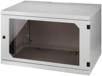 Monacor Rack-6W, Väggmonterad Rack, 40 Kg, Grå, Stål, 600 Mm, 388 Mm