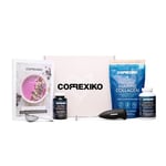 CORREXIKO x Lisa Snowdon Marine Collagen Glow Box - Complete Starter Kit Gift Set - 1 Month Supply - Collagen Powder, Tablet Supplement & Omega 3 Capsules, Whisk & Recipe Book - For Hair, Skin & Nails