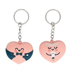 Mr. Wonderful - Keychain for two people who love each other - Woman+ Man, silver, S, Woman+ Man