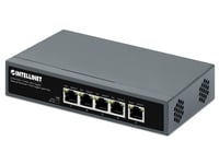 Intellinet 562010, Ohanterad, Gigabit Ethernet (10/100/1000), Full Duplex, Strömförsörjning Via Ethernet (Poe) Stöd, Monteringsbar På Väggen