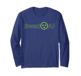 SwedAF Swedish Air Force Roundel Sweden Armed Forces Viggen Long Sleeve T-Shirt