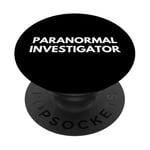 Enquêteur paranormal de chasse aux fantômes d'Halloween PopSockets PopGrip Adhésif