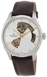 Hamilton H32675551 Jazzmaster Open Heart Hopea/Nahka Ø40 mm