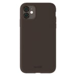 Holdit iPhone 11 Soft Touch Silikon Skal - Chocolate