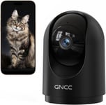 2K(3Mp) Caméra Surveillance Wifi Intérieure Caméra 360° Connectée Smartphone Avec Détection Humaine Ai Suivi Intelligent Sirène Audio Bidirectionnel Compatible Alexa Pour Bébé/Animaux