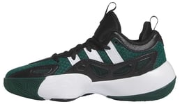 adidas Mixte Trae Unlimited Shoes Chaussures de Basket-Ball, Collegiate Green/Core Black/Cloud White, 38 2/3 EU