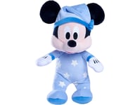 Disney Sleep Well Mickey Mouse - Glow-In-The-Dark Squeaky Soft Toy, 25 Cm