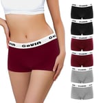 Libella Boxer Femme Shorty Femmes Culotte Femme Coton sous Vetements Feminins Boxer Femme Shorty Panty Caleçon Lot de 6 3921A M