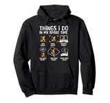 Cricket Game Cricket Lovers Things I Do In My Spare Time Pullover Hoodie