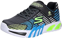 Skechers Garçon Flex-glow Elite Sneaker, Noir B, 21 EU