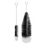 2 pièces brosse à biberon brosse de nettoyage brosse à biberon nettoyage avancé bouteille en verre Thermos biberons et tasses.