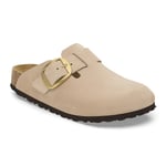 Boston Big Buckle Nubuck Leather Narrow - Sandcastle