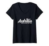 Womens Koala Souvenirs Makes My Heart Skip A Beat Travel Australia V-Neck T-Shirt