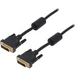 Adnauto - Cable dual link dvi-d -24+1- male des deux cotes 3m - Noir