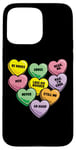 iPhone 15 Pro Max Funny Candy Heart Anti Valentine's Day Sarcastic Love Joke Case