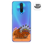 Coque Gel Transparent pour Xiaomi Pocophone Little X2 Design Bufalo Dessins