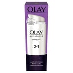 Olay Anti-Wrinkle Booster Firm & Lift 2-In-1 Day Cream & Firming Serum 50ml