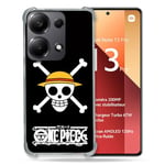 Cokitec Coque Renforcée pour Xiaomi Redmi Note 13 Pro 4G Manga One Piece Tete de Mort