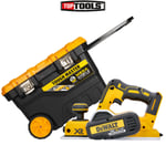 DeWalt DCP580 18V XR Brushless Planer With 28'' Tool Box Chest on Wheels