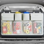 SURDOCA Organiseur de coffre de voiture, 4e génération 8 Upgrades, Organiseur de voiture XL, Sac de coffre, Accessoire intérieur de voiture avec couvercle, Peu encombrant, Expert