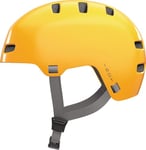 ABUS INDY Bike Helmet - Dirt Helmet for Dirt, Skate, Slope and MTB - with Optimised Shock Absorption - for Teenagers and Adults - Size M, Yellow