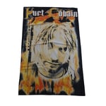 Flagga - Kurt Cobain Svart