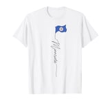 Minnesota State Flag, Minnesota Patriotic Signature Flag T-Shirt