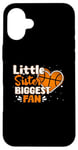 Coque pour iPhone 16 Plus Funny Little Sister - Grande fan de basket-ball pour filles