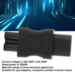 Iec320 C8 To Iec320 C5 Converter 10A 250V 2.5A 250V Power Cord Adapter For L DZ