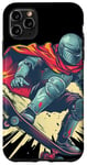 Coque pour iPhone 11 Pro Max Skateboard Chivalry avec cool Knight