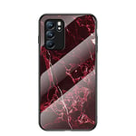 Hülle® Gradient Color Anti-Scratches Glass Case Compatible for OPPO Reno6 5G (6)